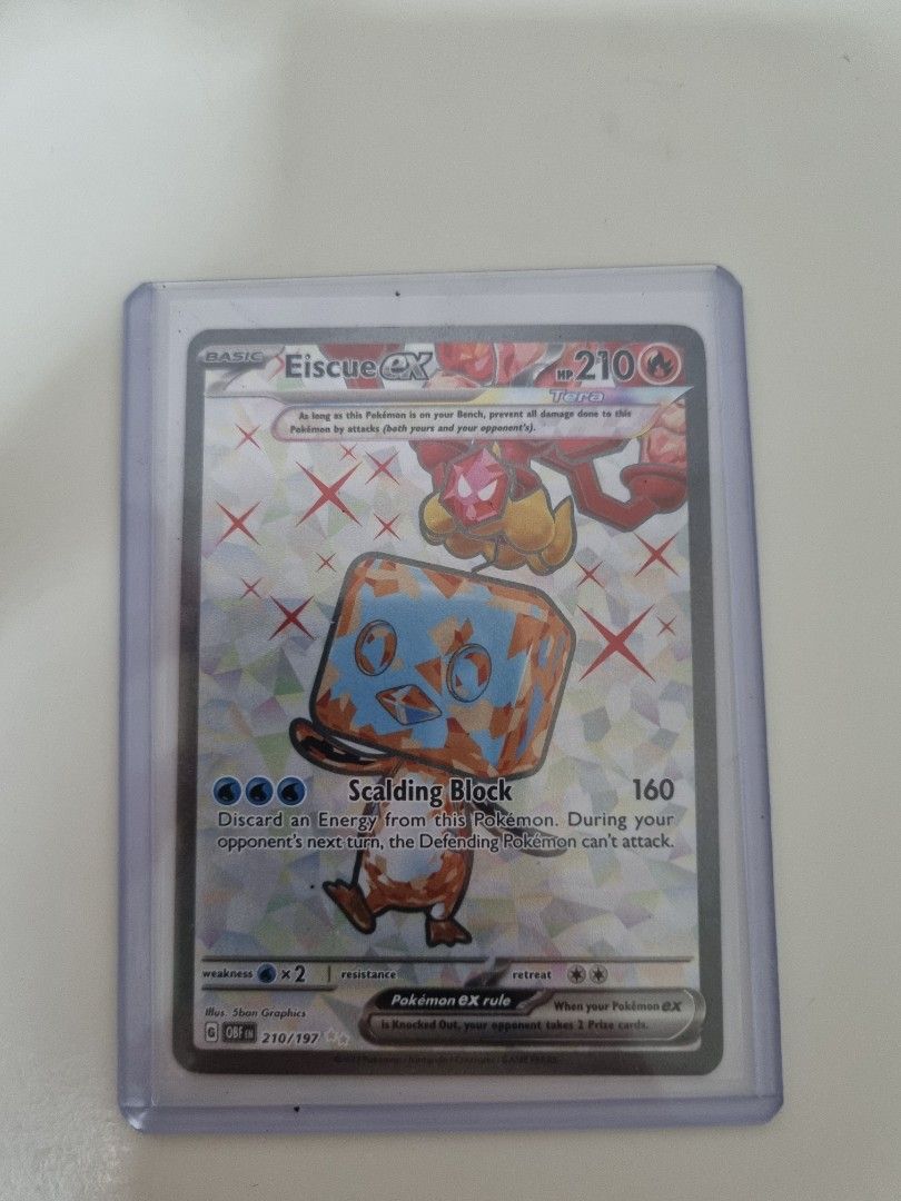 eiscue pokemon card ex Eiscue EX (222/197) – PokeGuard