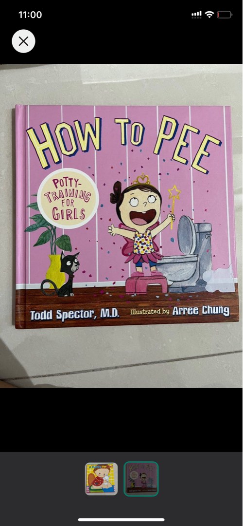 Potty training book for girls, Hobbies & Toys, Books & Magazines