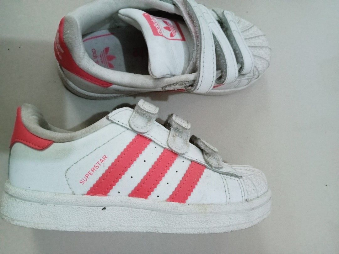 Preloved Auth.Adidas Superstar for Kids Girls size 25 1 2 us