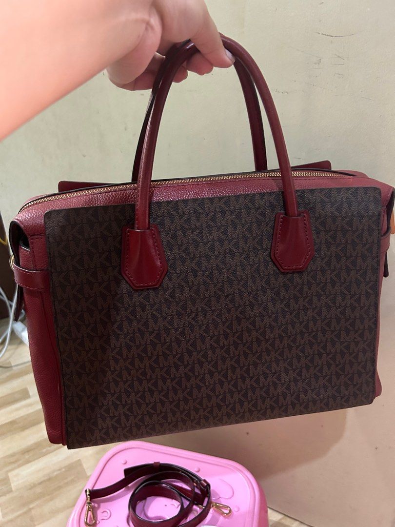 Mercer large logo belted satchel hotsell