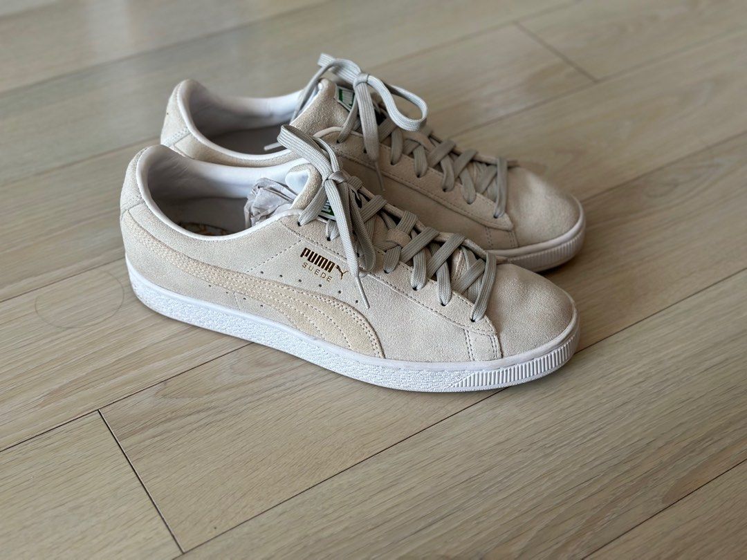 Puma suede outlet birch white