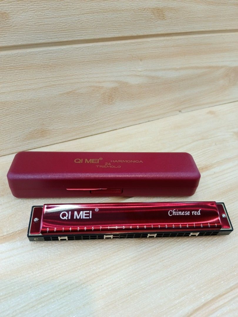 Qi mei store harmonica 24 tremolo