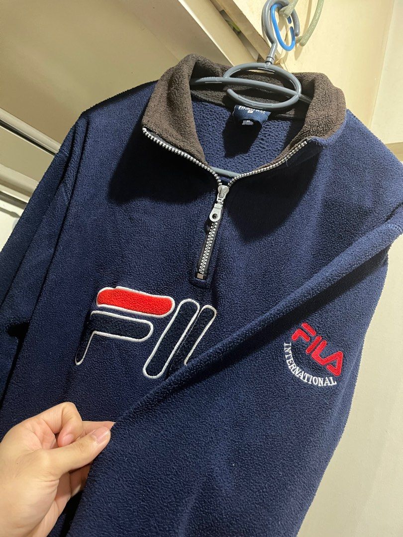 Fila quarter zip sweatshirt shop