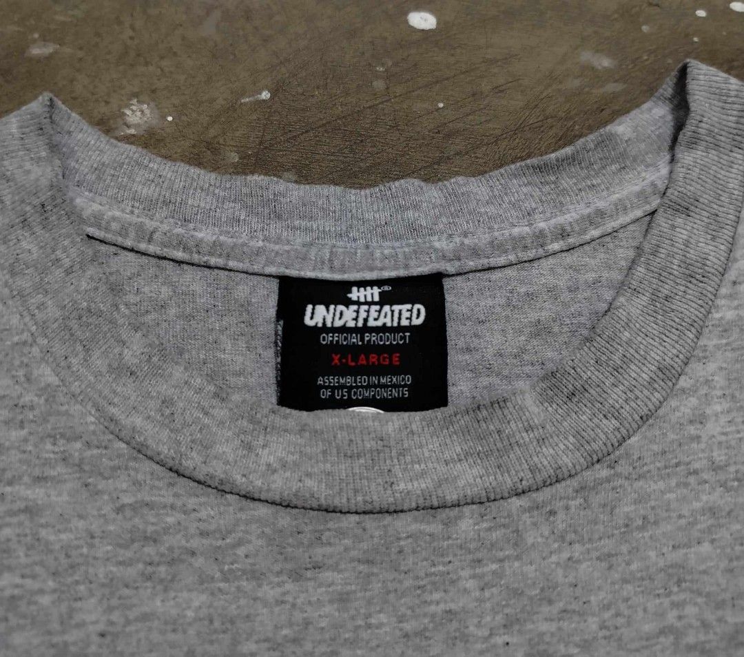 T-shirt Vintage Undefeated UNDFTD California Gris Taille M - Occasion Très Bon état, Rare