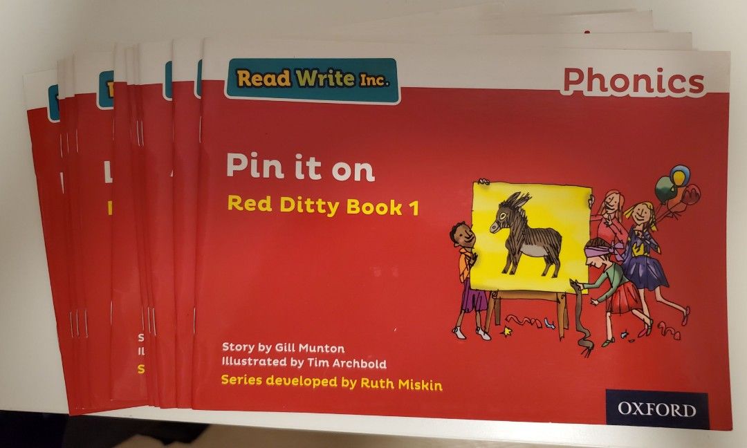 Read write Inc RWI red ditty, 興趣及遊戲, 書本 & 文具, 小朋友書 Carousell