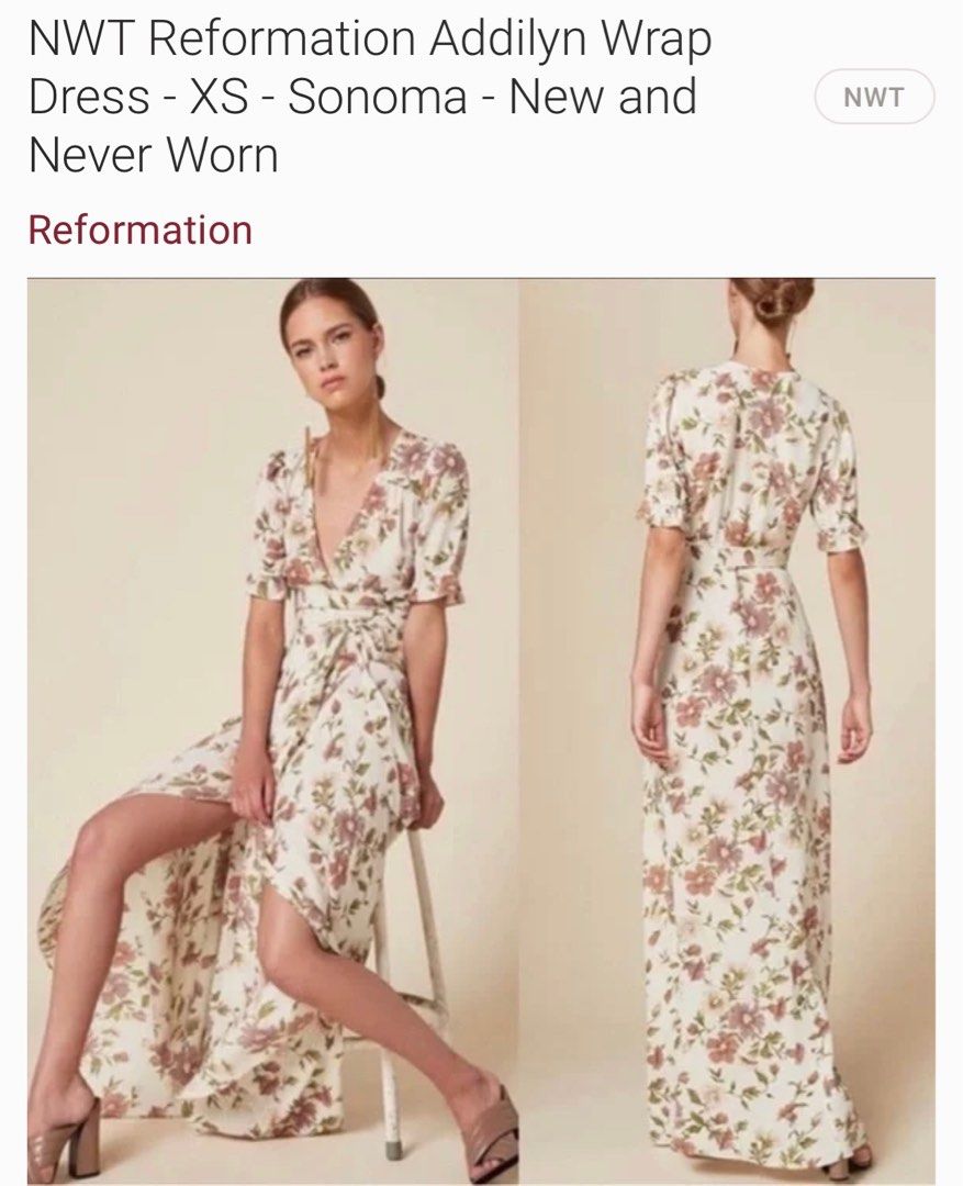 Reformation addilyn dress top