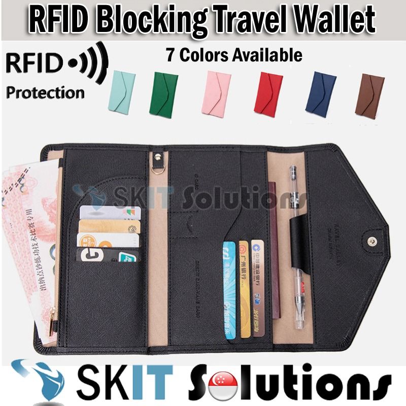  VULKIT Passport Holder Wallet RFID Blocking Travel Wallet for  Men & Women
