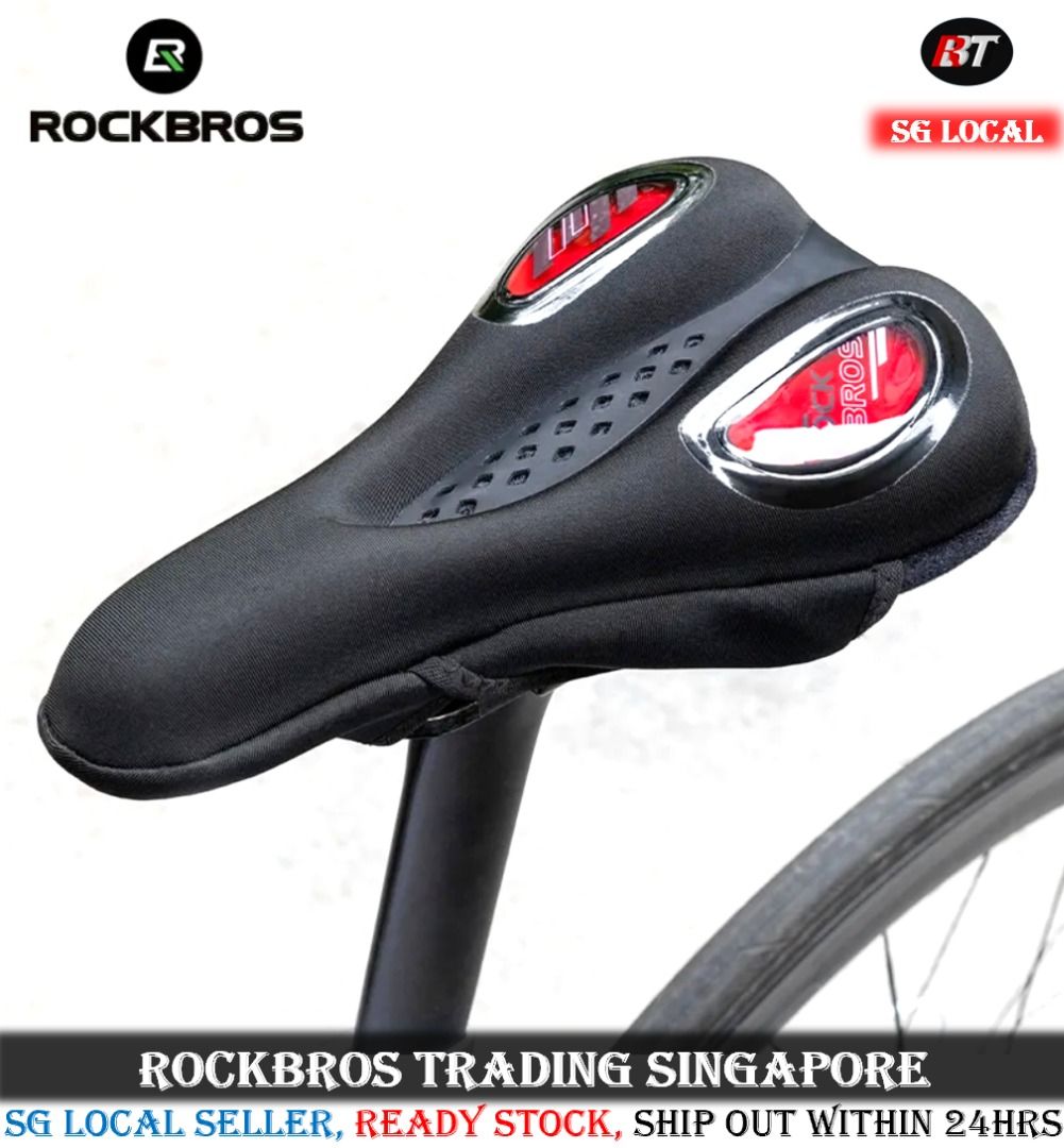 RockBros Bicycle Seat Cover bike seat covers seat cover Free Rain cover MTB Road Bike seat cushion covers Folding seat cover Soft Breathable Liquid
