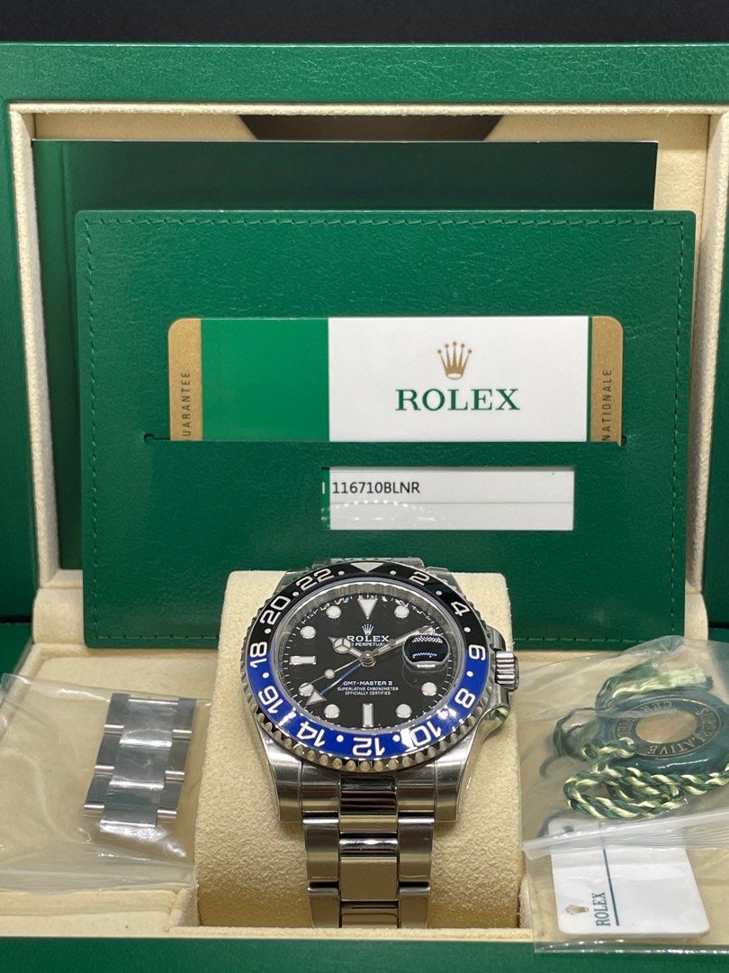 ROLEX GMT MASTER II BATMAN 116710BLNR, Luxury, Watches on Carousell