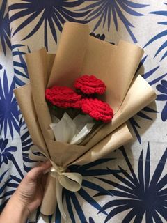 Rose Crochet bouquet