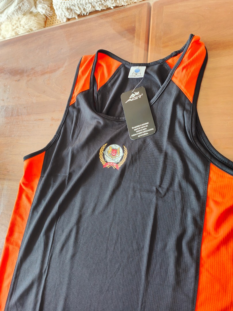 SAF Singlet, Men's Fashion, Activewear on Carousell