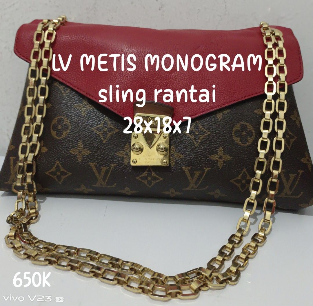 Tas Louis Vuitton Hitam, Fesyen Wanita, Tas & Dompet di Carousell