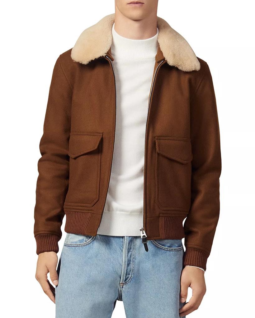 Mens aviator jacket sale shop