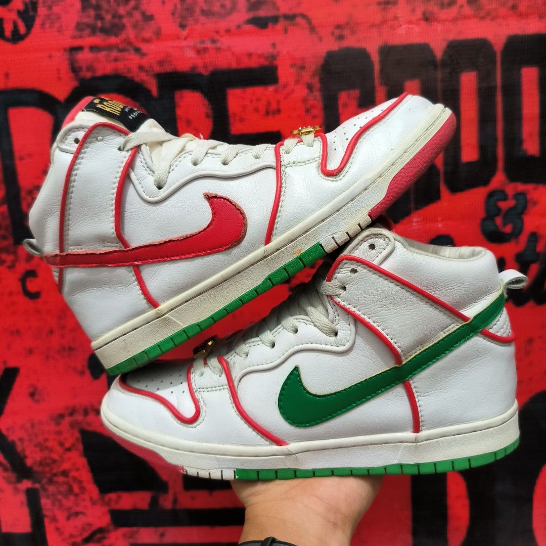 NIKE SB X PAUL RODRIGUEZ DUNK HIGH, Fesyen Pria, Sepatu , Sneakers