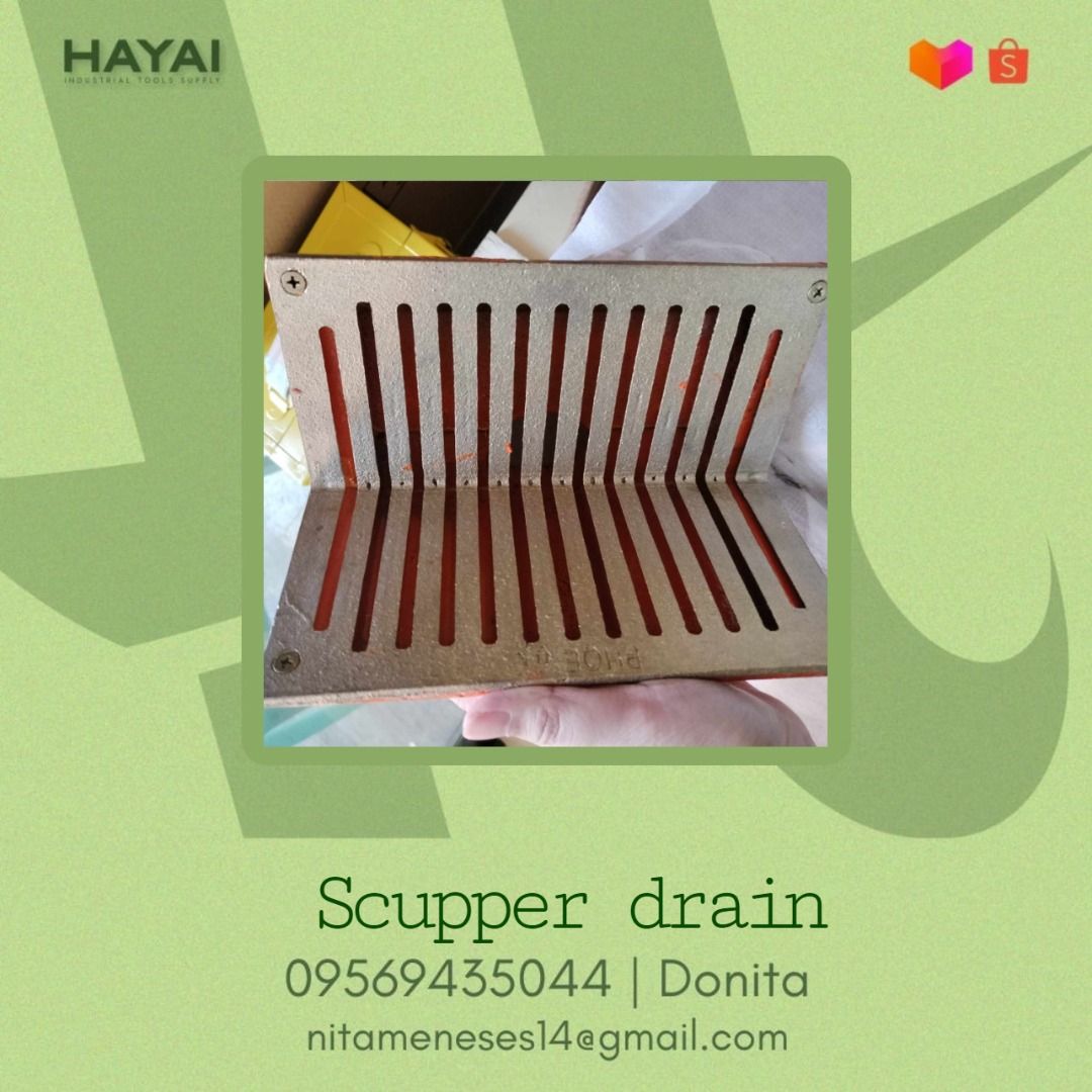 Scupper drain, Commercial & Industrial, Industrial Equipment on Carousell