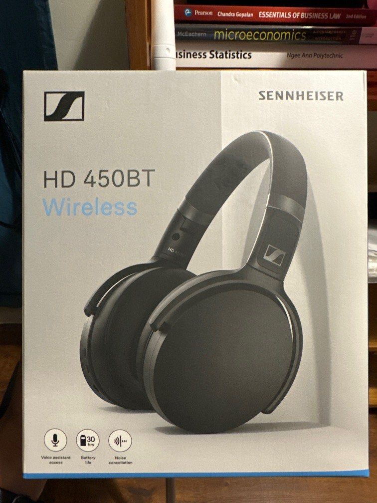 Sennheiser HE 450BT Wireless Audio Headphones Headsets on