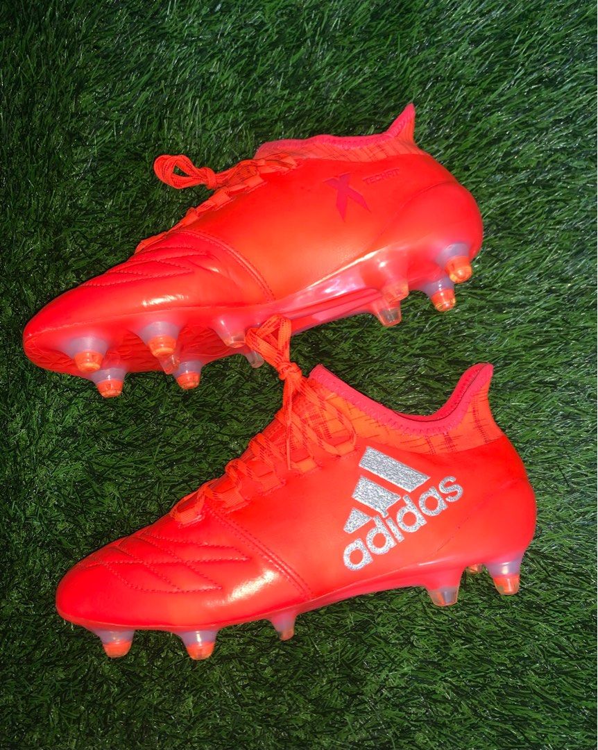 Sepatu bola adidas x16.1 leather Mix sg Olah Raga Perlengkapan