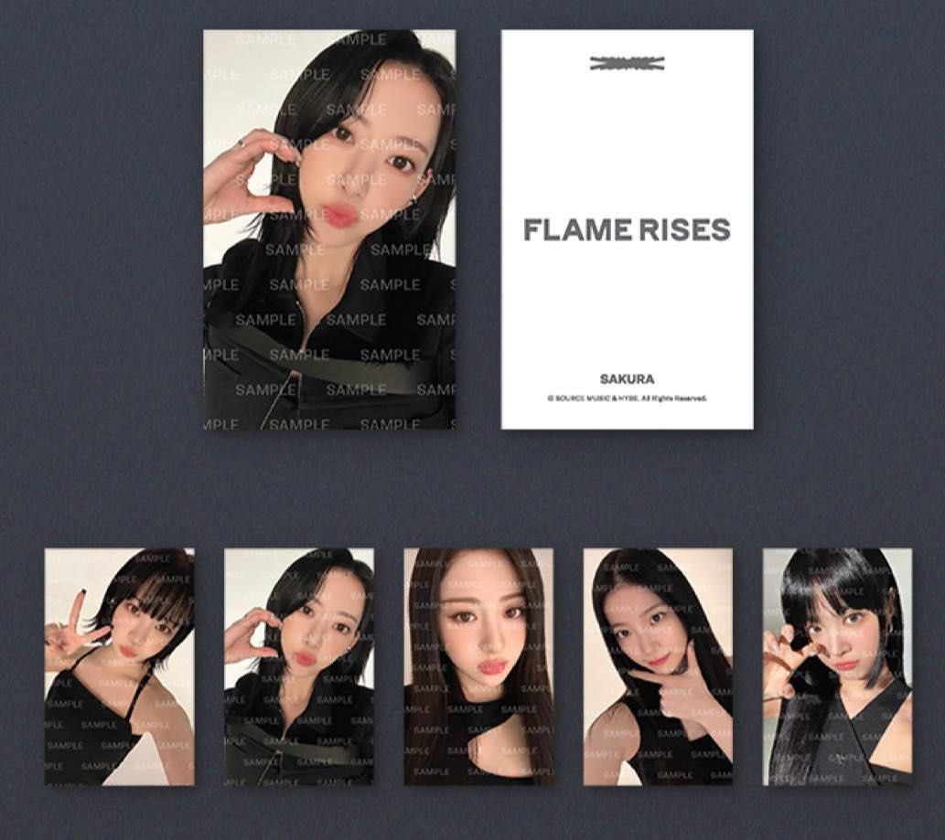 LE SSERAFIM FLAME RISES フーディー トレカ付き LE SSERAFIM FLAME RISES フーディー トレカ付き 【公式通販】