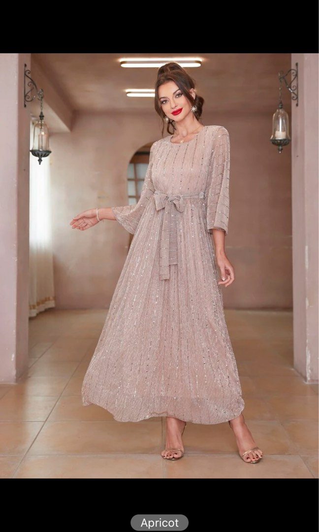 Shein flounce 2024 sleeve lace dress