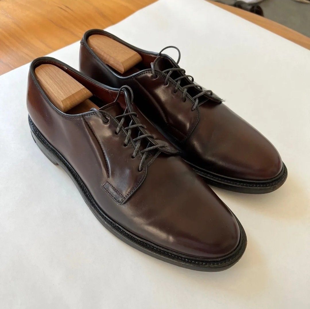 Allen edmonds plain toe blucher sales