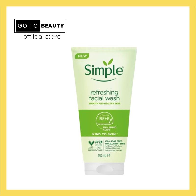 Simple refreshing face wash 150ml, Beauty & Personal Care, Face, Face