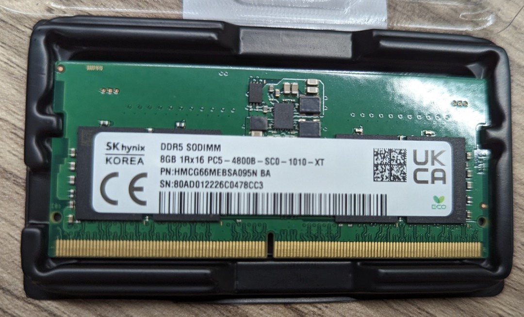Barrette RAM SK Hynix 8GB DDR4 PC4-2666V (L46598-005) Pour Laptop - Testée Et Garantie 30 Jours