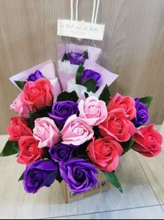 Soap Flower Ever lasting A stalk of flower Teacher's day gift, Special Gift