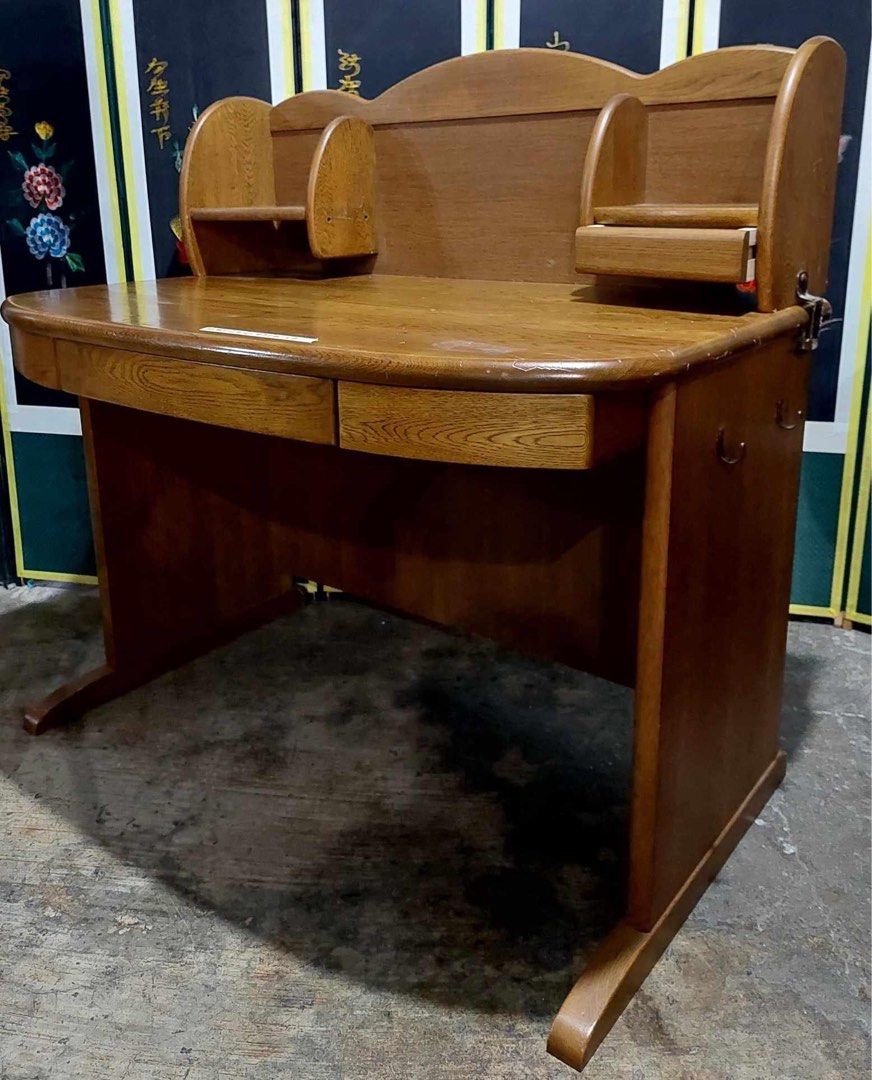 Solidwood study table Japan surplus (Category: Tables & Sets) located in Manila. Submitted by Hezcki (Listing ID 1248621352, Image 2). Description: .