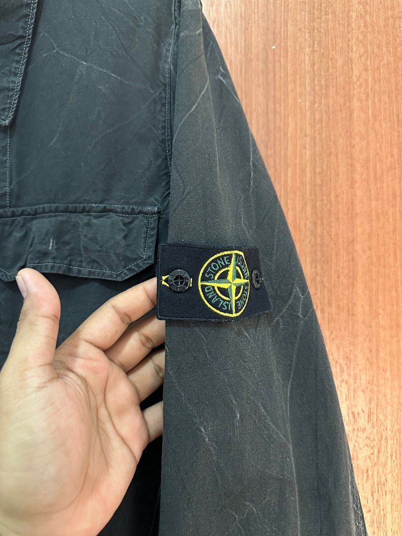 Stone island discount reflective overshirt