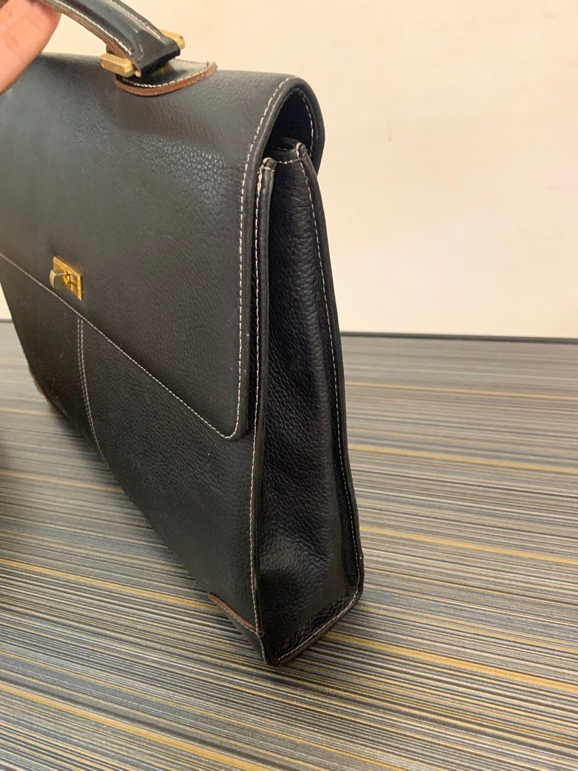 Strano Moda Italiano Leather Briefcases L15” H12” W3” on Carousell