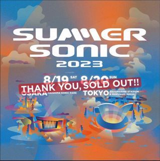 放大阪Summer Sonic 20/8 星期日, 門票＆禮券, 活動門票- Carousell