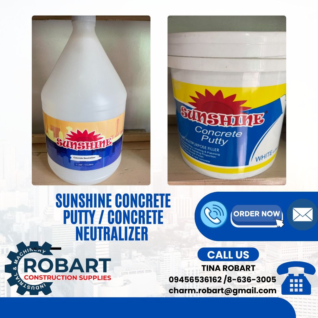 Sunshine Concrete Putty/Concrete Neutralizer, Commercial & Industrial