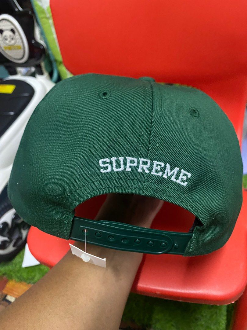 Supreme green hat sales