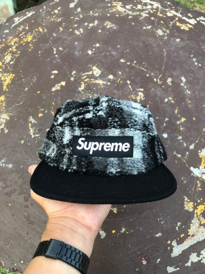 Supreme fleece deals camp cap