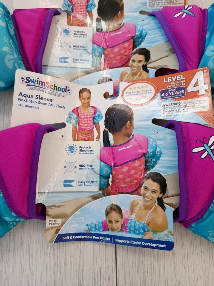 Swim school arm floats clearance