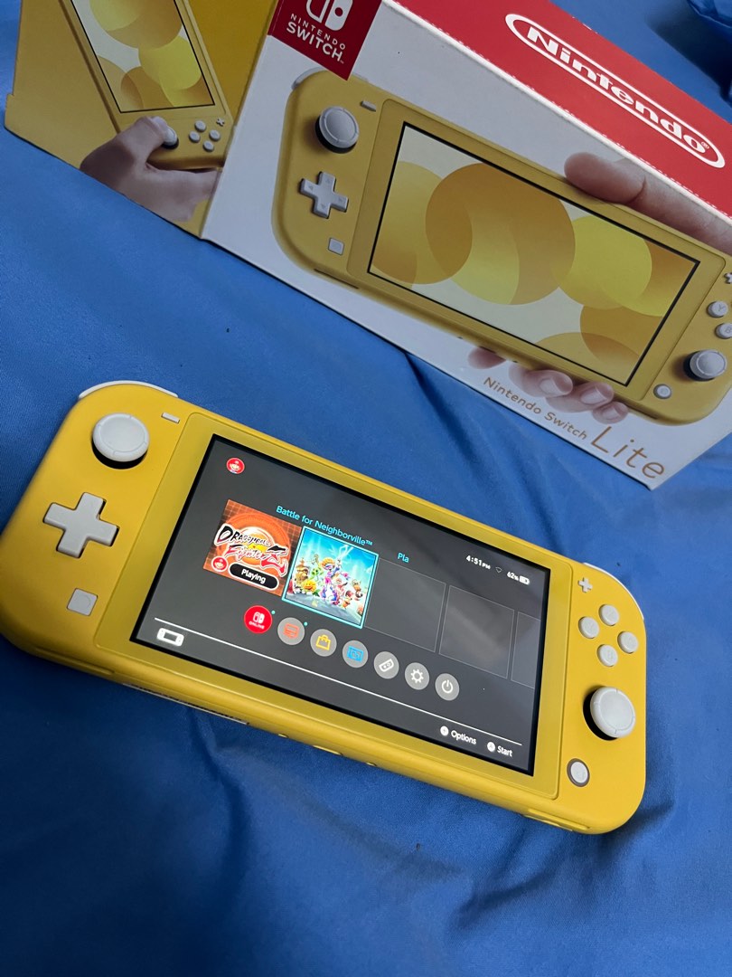 Switch Lite Yellow, Video Gaming, Video Game Consoles, Nintendo on