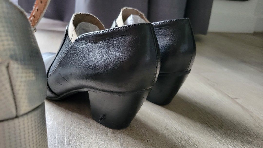 Take All Vizzano Silver Platform Block Heel and Aerosole Ankle