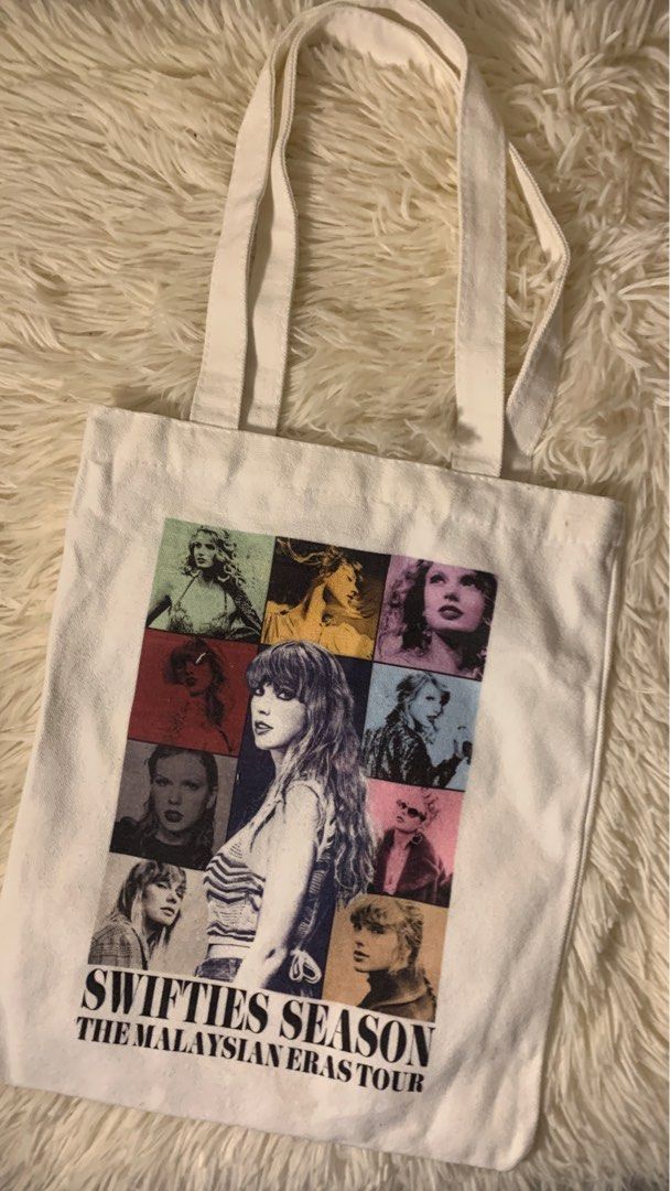 Taylor Swift Eras Totebag, Women's Fashion, Bags & Wallets, Tote Bags ...