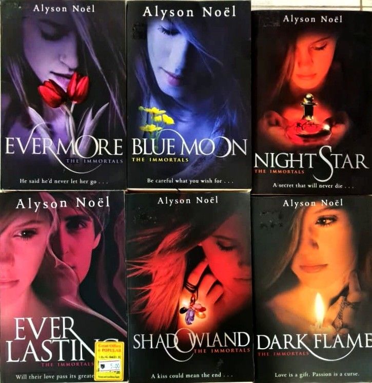 Evermore/Blue　Magazines,　Storybooks　ever　Immortals　dark　The　Night　shadow　flame　land　6,　Toys,　Hobbies　Books　star　to　Series　lasting　on　moon　and　Carousell