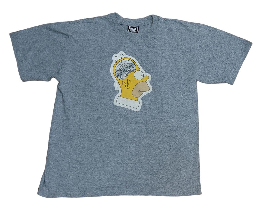 The Simpsons Matt Groening (Category: Tshirts & Polo Shirts ) located in Las Pinas. Submitted by 05.11minimalist (Listing ID 1248662260, Image 1). Description: The Simpsons Homer tshirt. Vintage. Grey. Fox Studio official merchandise. Will fit medium size. Made in Australia. No runs, rips or holes. In good condition for its age..