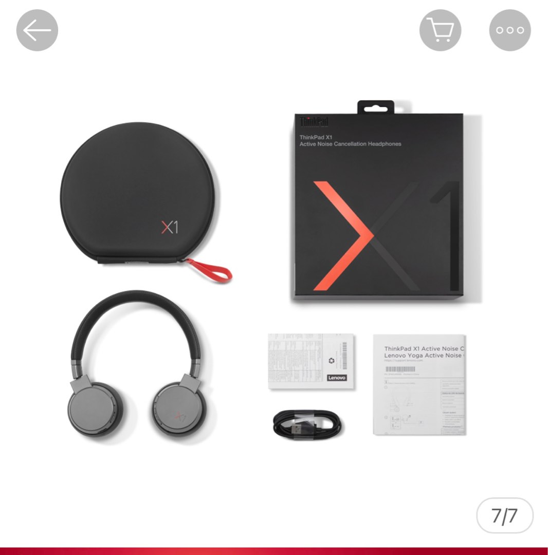 ThinkPad X1 Active Noise Cancellation Headphones Audio