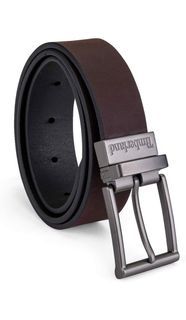 Geoffrey Beene Men's 35mm Classic Dress Belt, Reversible Saffiano to Solid  Smooth Strap 