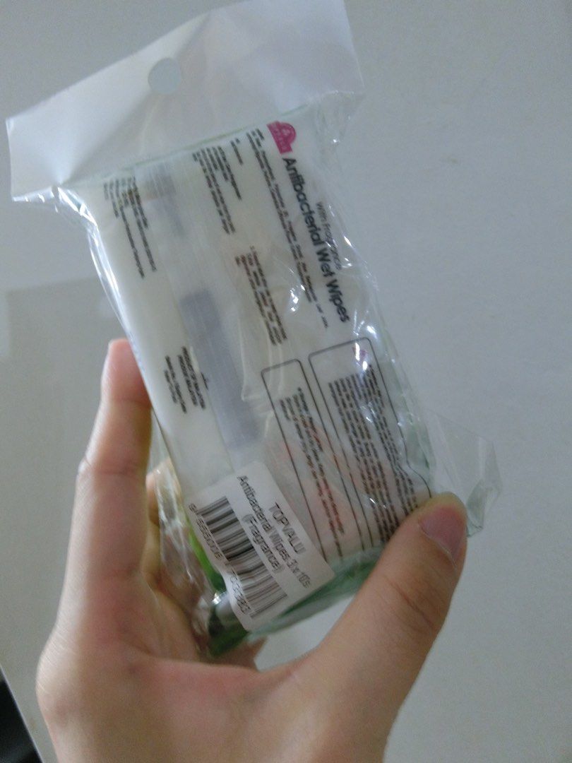 Topvalu Antibacterial wet wipes, Beauty & Personal Care, Bath & Body