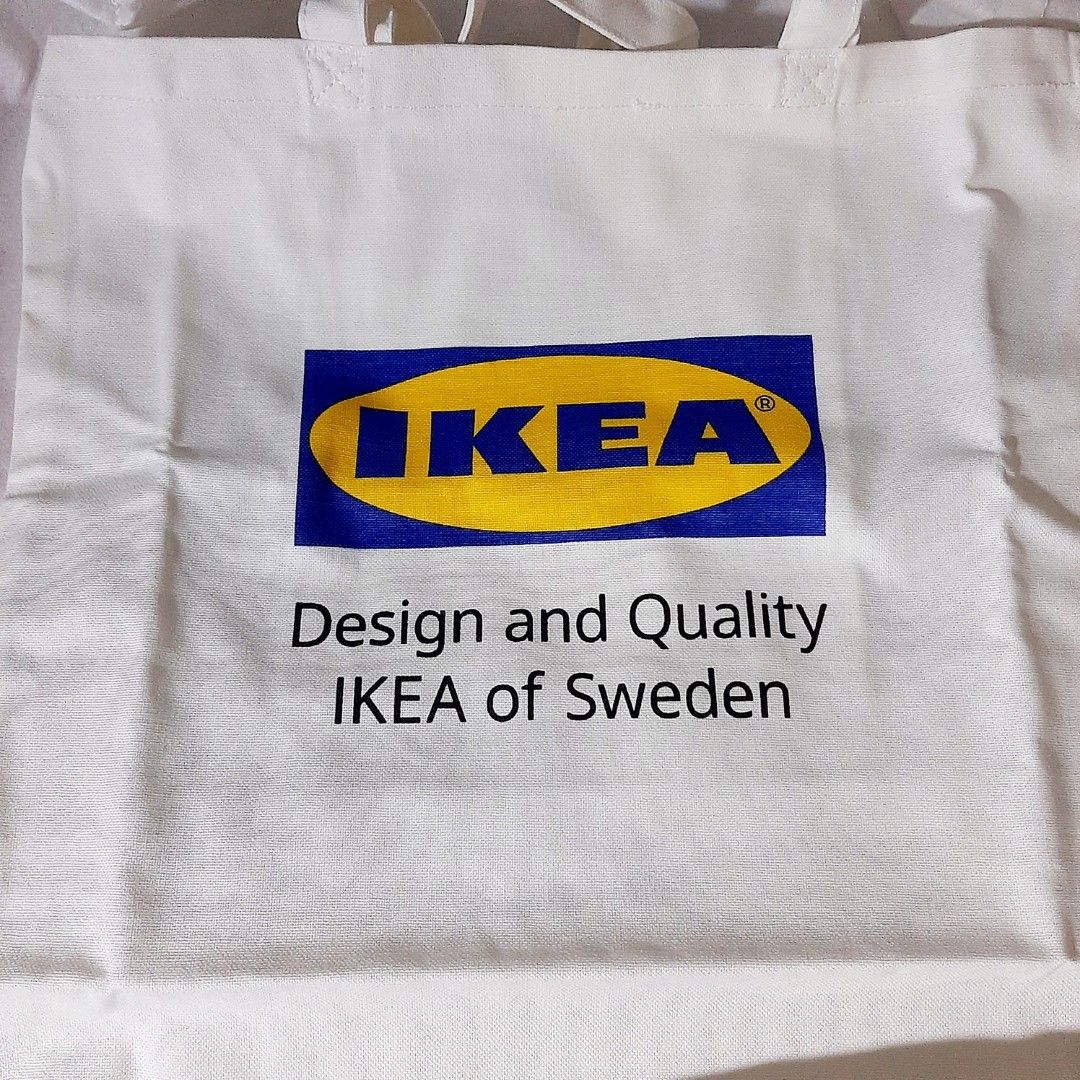 Totebag Ikea, Fesyen Wanita, Tas & Dompet di Carousell