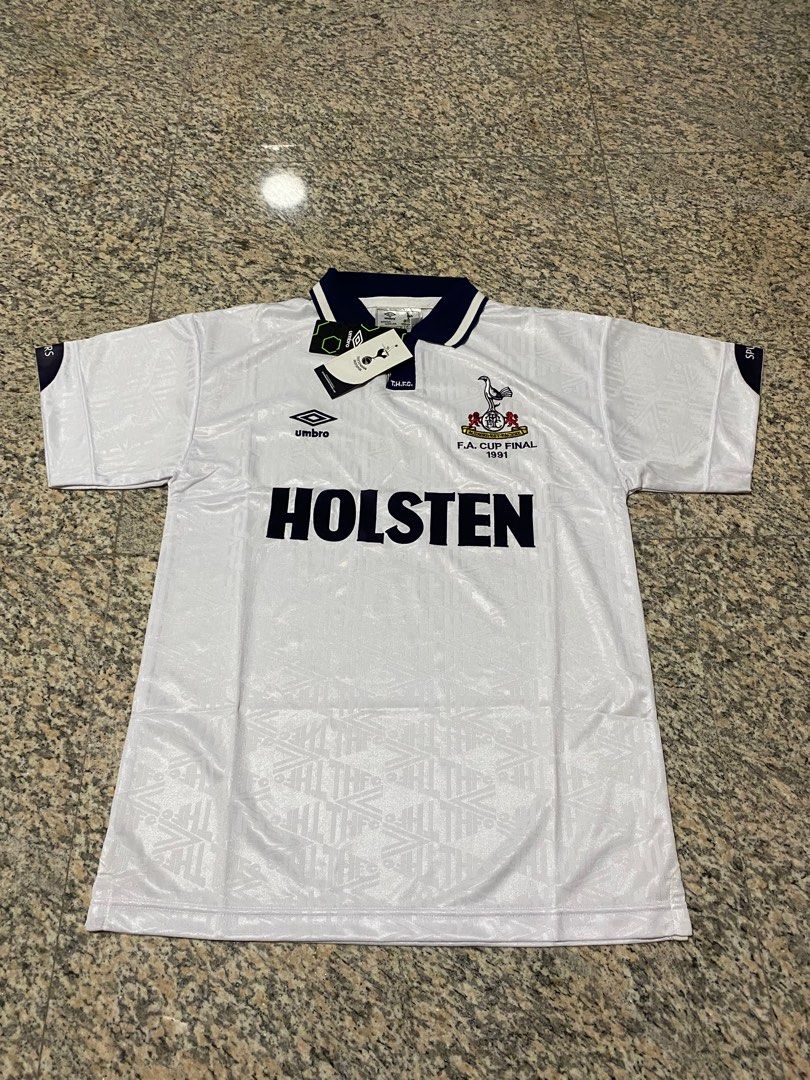 Rare Vintage Tottenham Hotspur Home Football Shirt Jersey 1991