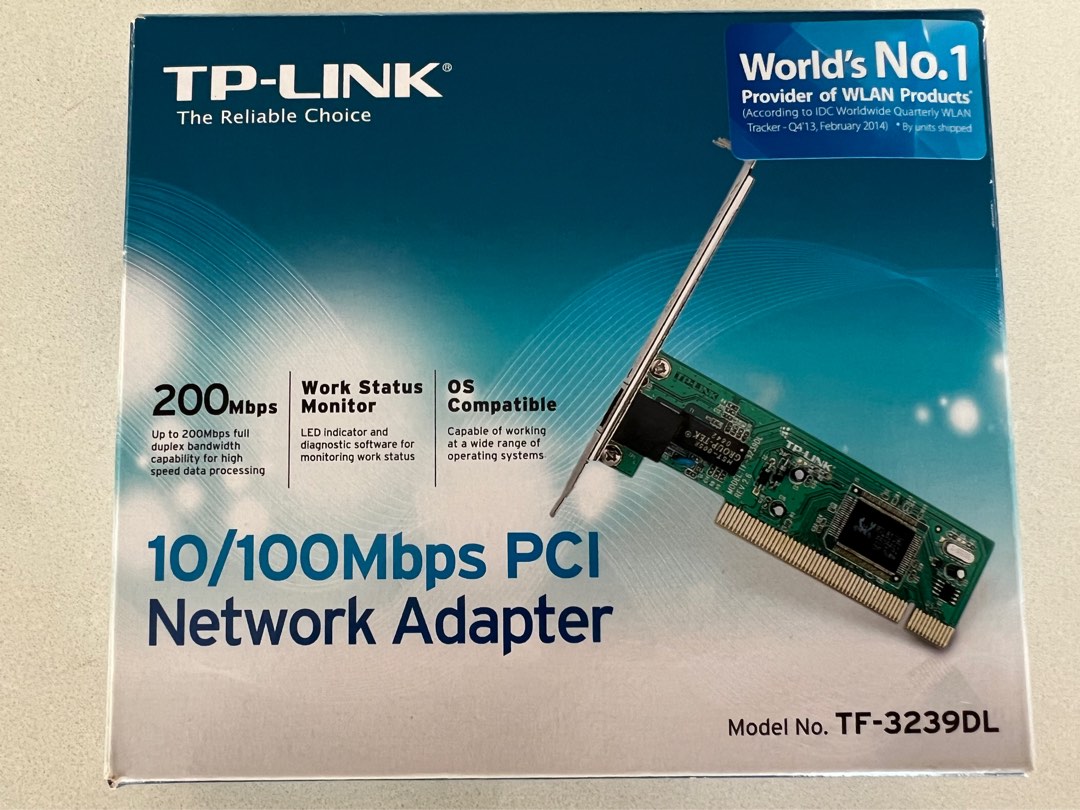 TP Link Network Adapter 2 pieces, Computers & Tech, Parts & Accessories