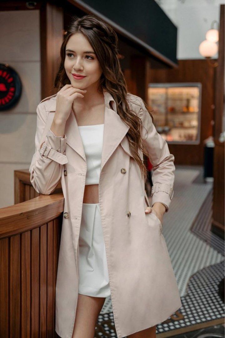 Theory trench discount coat womens