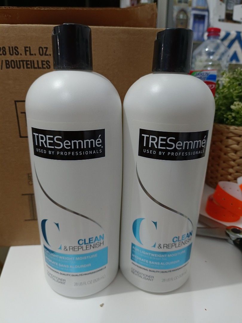 TRESemme Shampoo and Conditioner (Category: Hair) located in Calamba. Submitted by olxph_117192614 (Listing ID 1248536356, Image 2). Description: 828ml imported price is PHP 350 each.