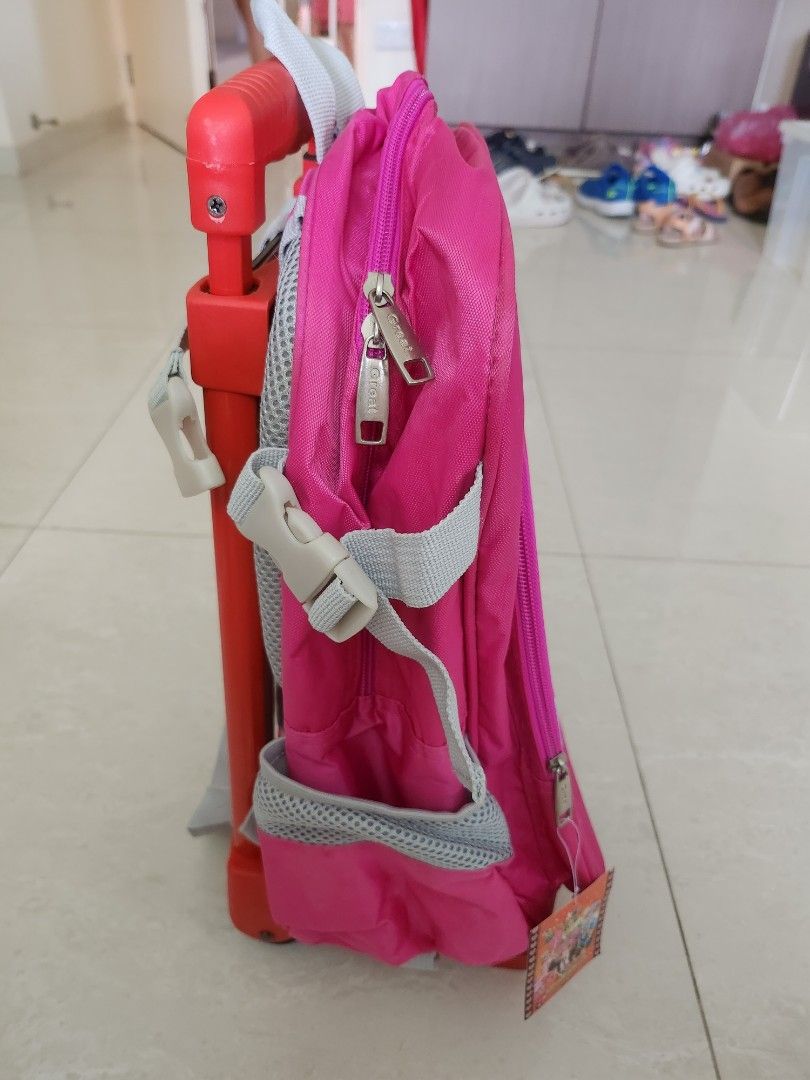 Girl school bag trolley shop