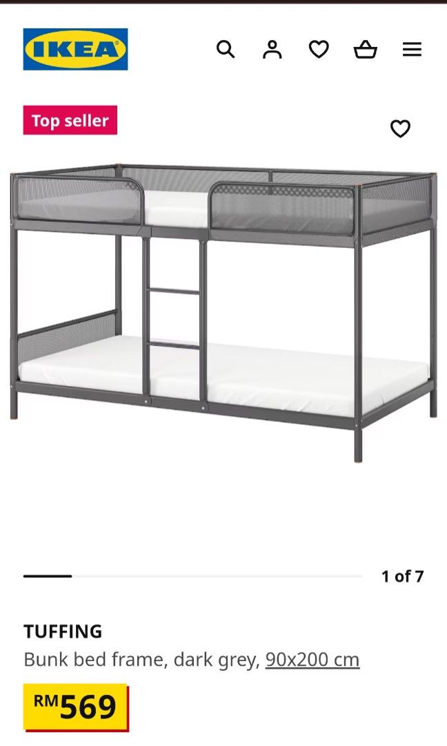 Tuffing top bed ikea